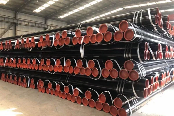 tubo de acero dulce negro black mild steel pipe