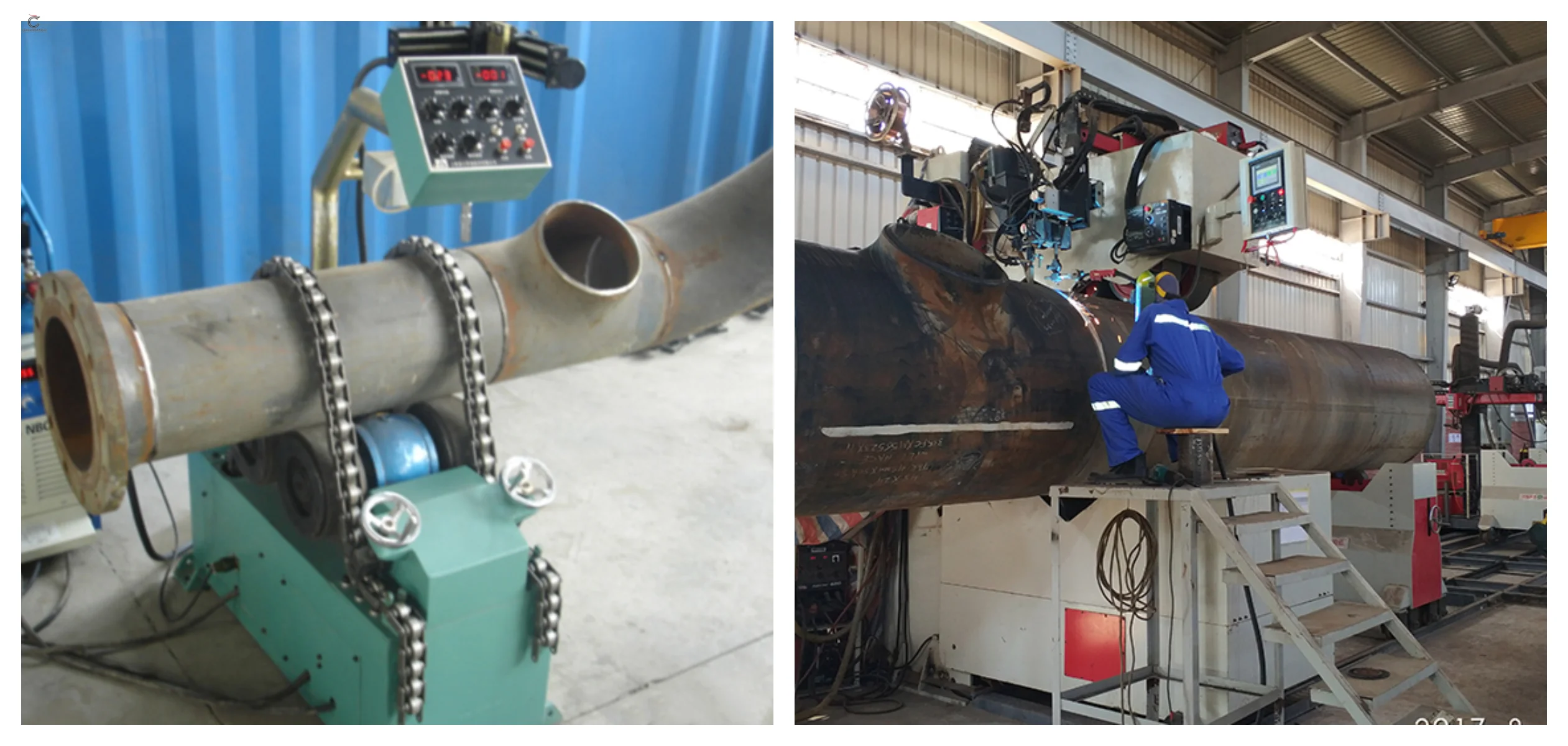 Prefabricación en fábrica de tuberías de procesamiento Factory prefabrication of processing pipelines