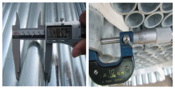 Tubo de andamio galvanizado Galvanized scaffolding pipe