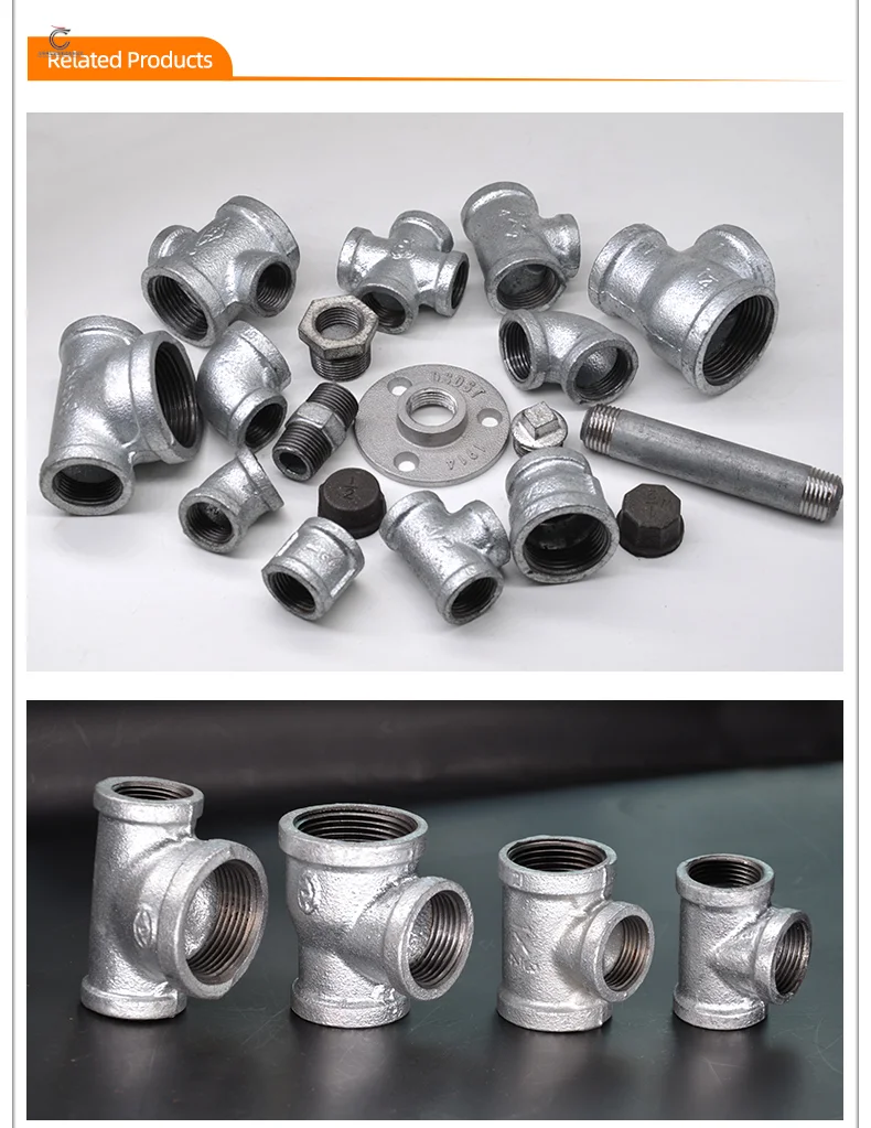 Accesorios de hierro maleable