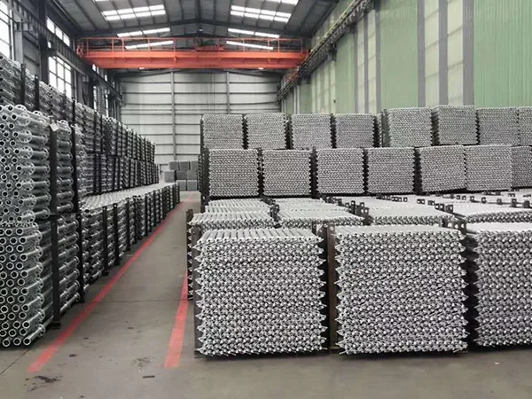 Tubería de acero para andamios