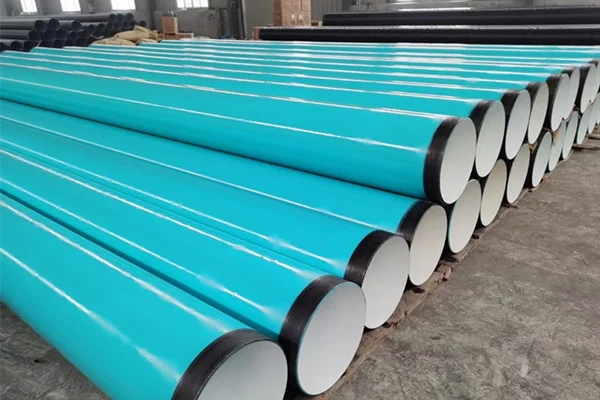 Tubería de acero recubierta de plástico