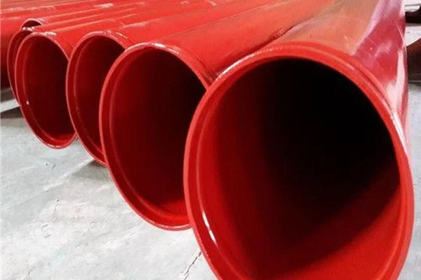 Tubería de acero recubierta de plástico