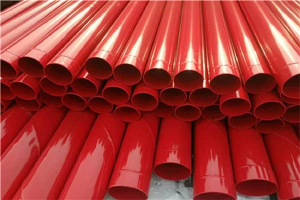 Tubería de acero contra incendios