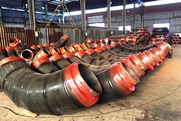 Tuberías de acero con aislamiento térmico aislado